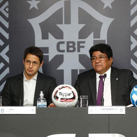 Flávio Zveiter e Ednaldo Rodrigues, presidente derrubado da CBF