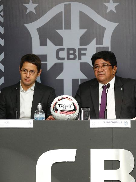 Flávio Zveiter e Ednaldo Rodrigues, presidente da CBF - Rafael Ribeiro/CBF