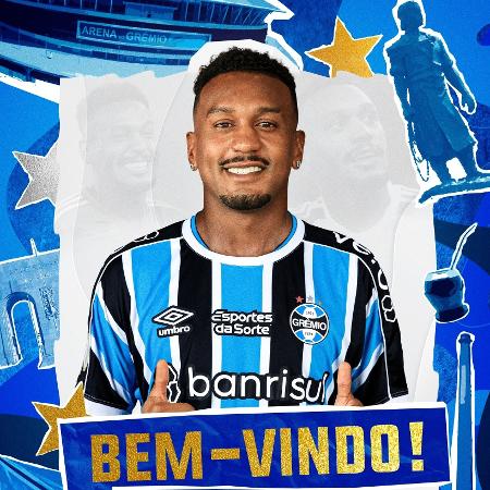 Edenilson foi anunciado como reforço do Grêmio - Divulgação/Grêmio