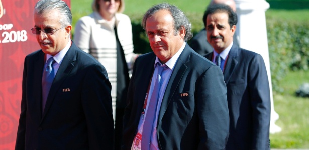Michel Platini descartou ida para a Suíça como forma de protesto por acusações - REUTERS/Maxim Shemetov