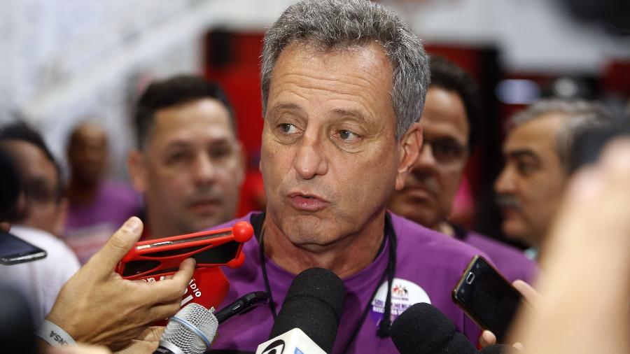 Eleito presidente do Flamengo em dezembro de 2018, Rodolfo Landim vive um começo de mandato difícil por conta do incêndio - Sttaff Images / Flamengo