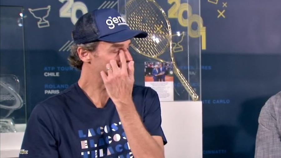 Em entrevista à ESPN Brasil, ex-tenista lembrou câncer e morte da mãe de técnico - ESPN.com.br/Reprodução