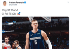 Porzingis escreve em português antes dos playoffs da NBA: 'O pai tá on'