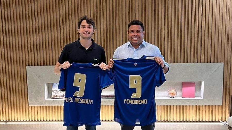 Ronaldo Fenômeno e Pedro Mesquita Prato, da XP Investimentos, acertam compra do Cruzeiro - Reprodução/Instagram