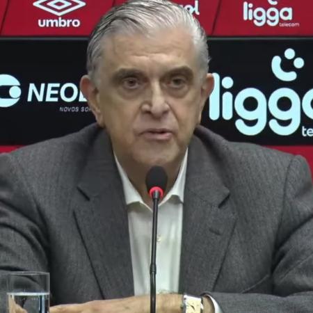 Mario Celso Petraglia, presidente do Athletico-PR - Reprodução/YouTube