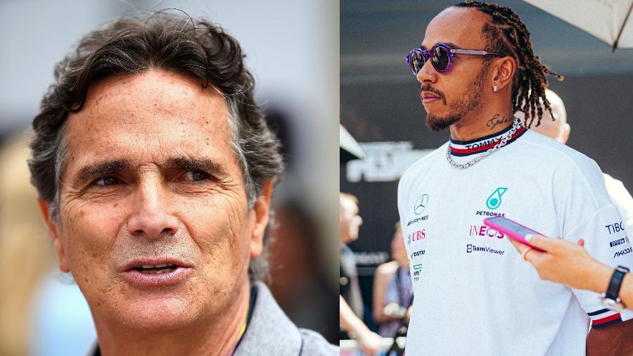 Piquet usou termo considerado racista para se referir a Lewis Hamilton  - Fotos: Divulgação/Mercedes
