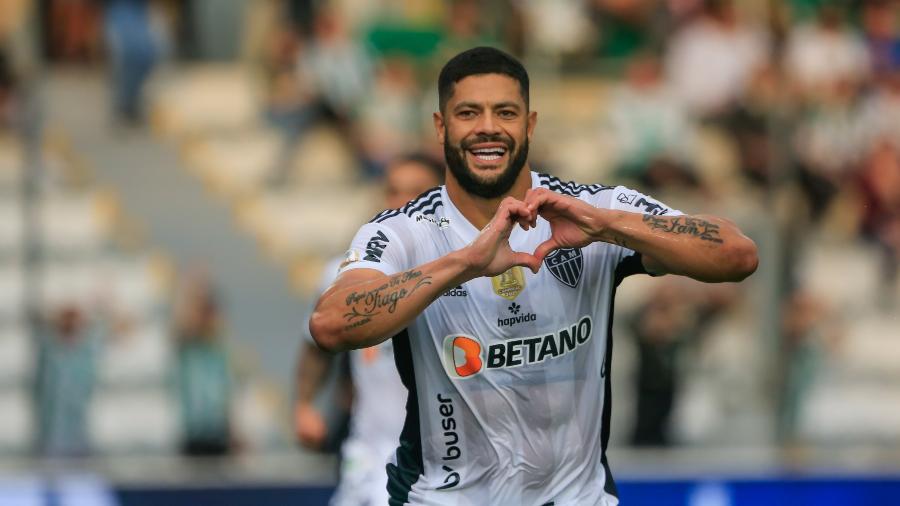 Atlético-MG conta com os gols de Hulk para manter vivo o sonho de conquistar a Copa Libertadores - Luiz Erbes/Agif