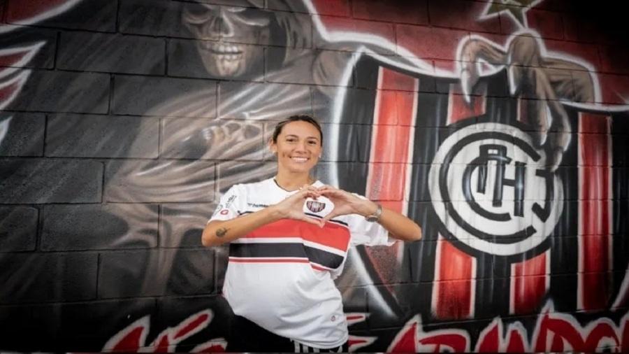 Rocío Oliva, nova contratada do Chacarita Juniors  - Divulgação Chacarita