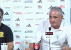 Tite exalta o grupo do Flamengo ao responder perguntas sobre Gabigol - Reprodução/FLA TV