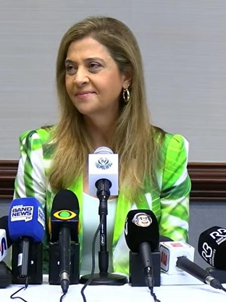 Leila Pereira, presidente do Palmeiras