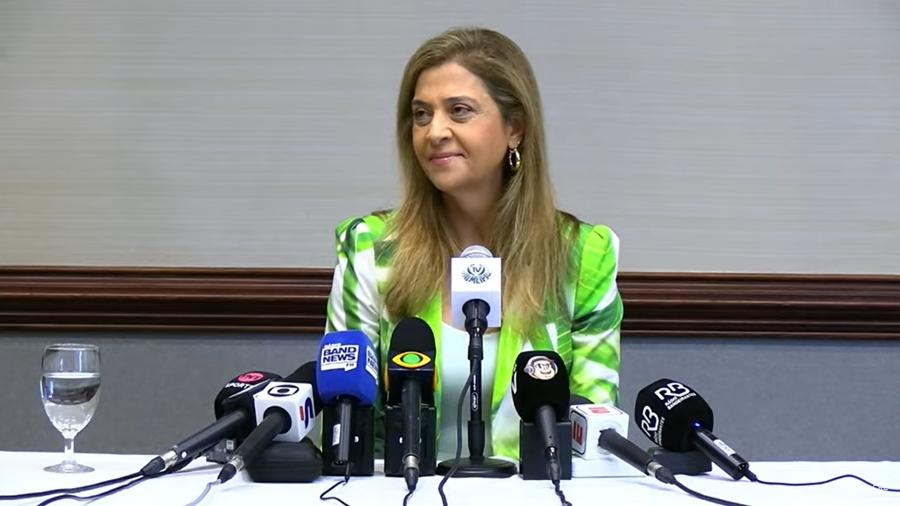 Leila Pereira, presidente do Palmeiras