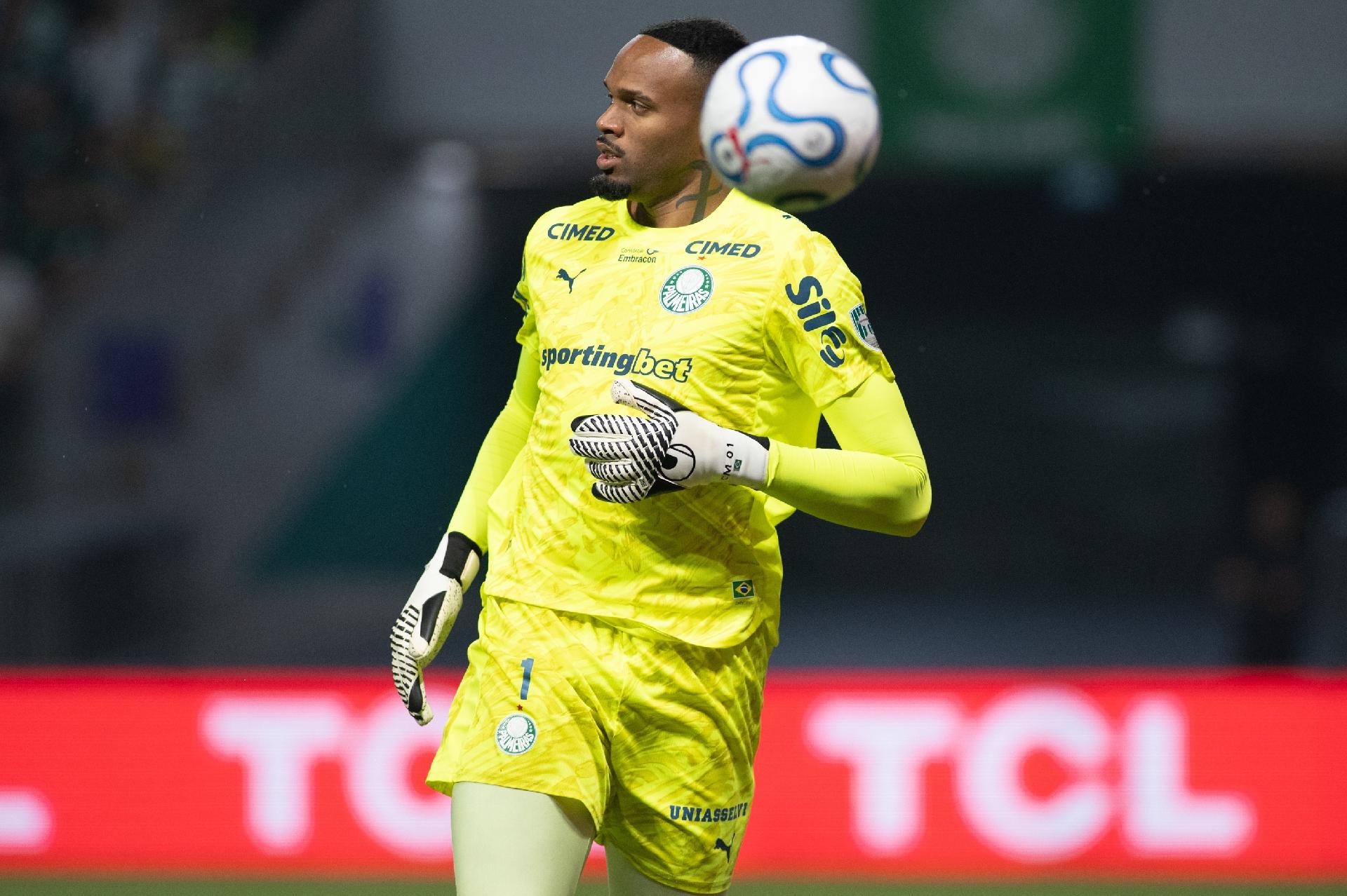 Carlos Miguel em ação durante Palmeiras x Cerro Porteño, jogo da Libertadores - undefined