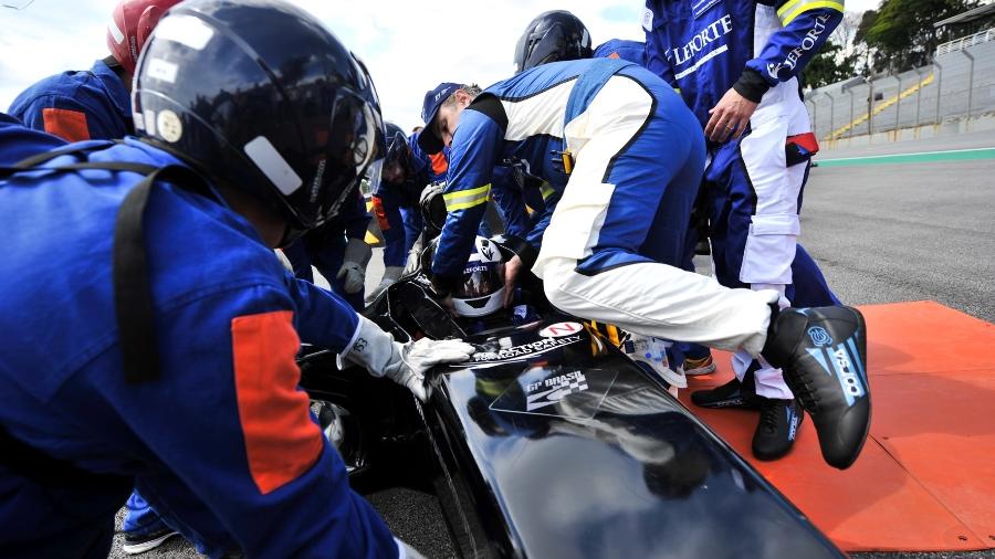 Simulação de acidente em Interlagos para o GP do Brasil de Fórmula 1 - Duda Bairros Fotografia/Divulgação