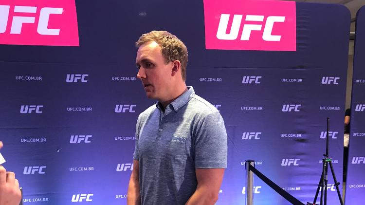 Vice-presidente sênior do UFC, David Shaw revelou que organização elabora um "conteúdo local" para o Brasil - Bruno Braz / UOL Esporte - Bruno Braz / UOL Esporte