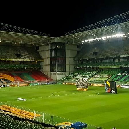 Estádio Independência, antes da partida entre América-MG e Palmeiras - Fernando Moreno/AGIF