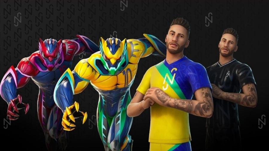 Neymar aprovou skins e novo trailer do Fortnite - Divulgação