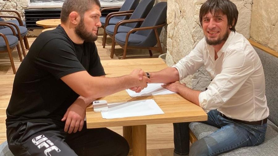 Khabib Nurmagomedov assina contrato com time de futebol da Rússia - Instagram