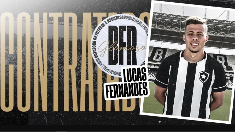 Botafogo anuncia Lucas Fernandes - Reprodução site oficial