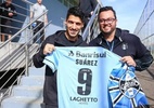 Suárez tem camisa do Grêmio e já foi eliminado pelo Inter - Lucas Uebel/Grêmio