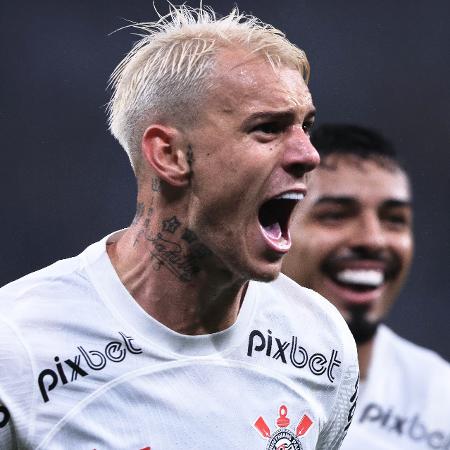 Róger Guedes marcou para o Corinthians diante do Atlético-MG em confronto da Copa do Brasil - Ettore Chiereguini/AGIF