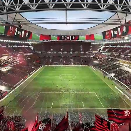 Flamengo mostra projeto para as arquibancadas do estádio