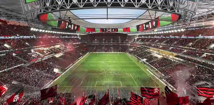 Flamengo mostra projeto para as arquibancadas do estádio