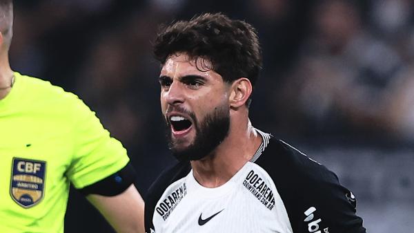Yuri Alberto comemora gol do Corinthians 