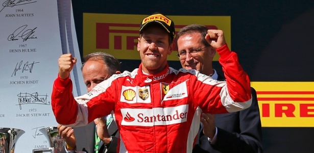 Vettel venceu pela segunda vez no ano no último final de semana - LASZLO BALOGH / REUTERS