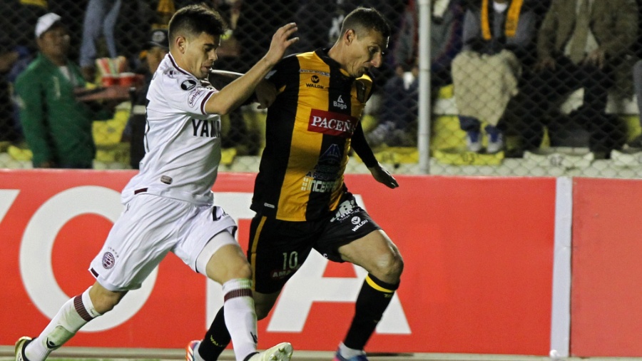 The Strongest e Lanús ficaram no 1 a 1 pela Libertadores - Martín Alipaz/EFE