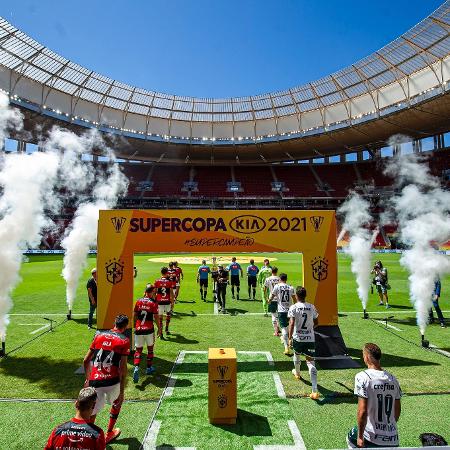 CBF quer exibir revisão do VAR nos telões do Mané Garrincha na final da Supercopa entre Fla e Palmeiras - Marcelo Cortes / Flamengo