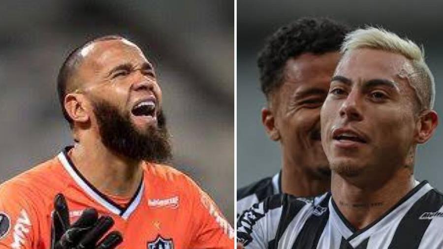 Everson e Vargas comparam batidas contra Boca e Sport e brincam nas redes sociais  - Pedro Souza