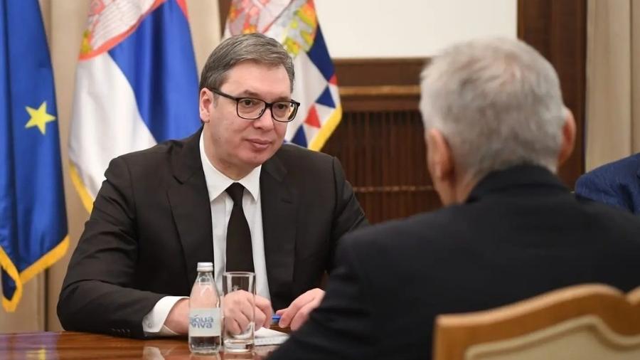 Aleksandar Vucic, presidente da Sérvia, saiu em defesa de Novak Djokovic - Reprtodução/Instagram