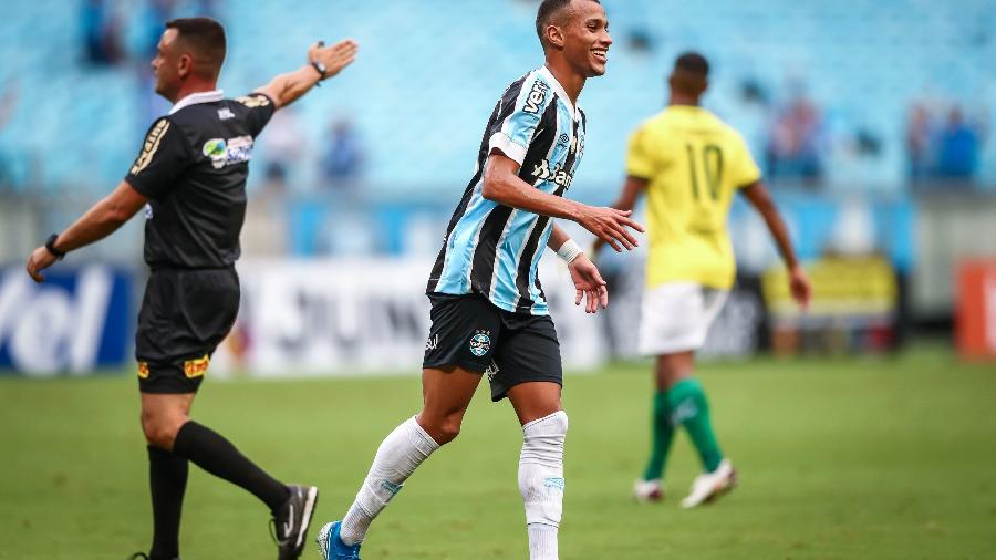 Grêmio já avisou que vai comprar mais 20% de Bitello após boas atuações no Gauchão - Lucas Uebel/Grêmio FBPA