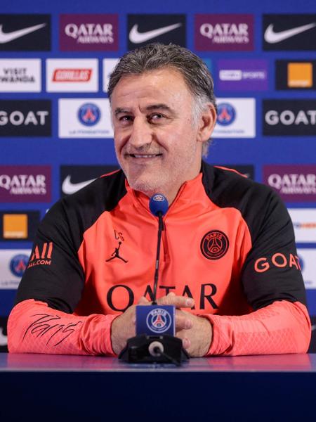 Christophe Galtier, técnico do PSG. - GEOFFROY VAN DER HASSELT/AFP