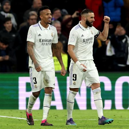 Benzema e Militão ainda são dúvidas para a final do Mundial de Clubes - Pierre-Philippe Marcou / AFP