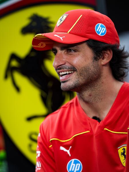 Carlos Sainz, da Ferrari, no paddock do GP do Canadá - Florent Gooden/DPPI