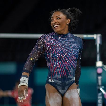 Simone Biles, ginasta dos EUA, pode fazer movimento inédito nas Olimpíadas de Paris 2024