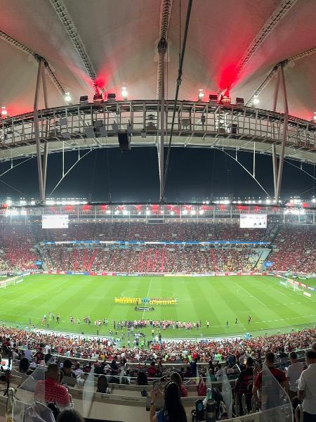 Maracanã antes de Flamengo x Peñarol, duelo da Libertadores