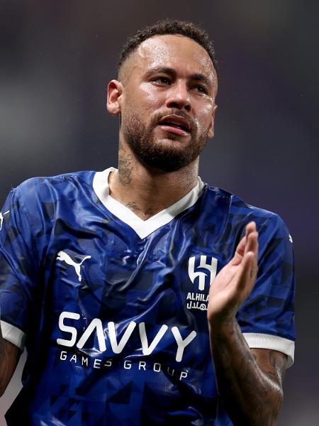 Neymar comemora vitória do Al Hilal sobre o Al Ain pela Liga dos Campeões da Ásia - Francois Nel/Getty Images