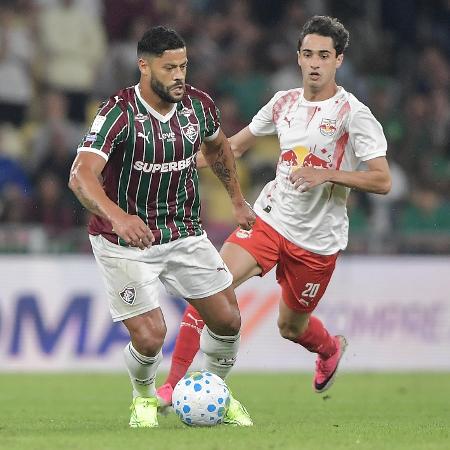 Hulk e Rodriguinho durante Fluminense x Bragantino, pelo Brasileirão Hulk e Rodriguinho durante Fluminense x Bragantino, pelo Brasileirão