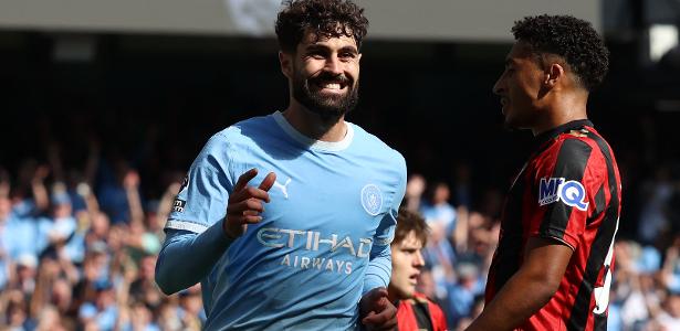 City vira nos acréscimos e vence o Bournemouth em estreia na Premier League