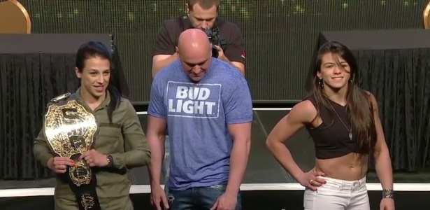 Joanna, com seu cinturão, será desafiada por Claudia Gadelha no UFC - Reprodução/Youtube