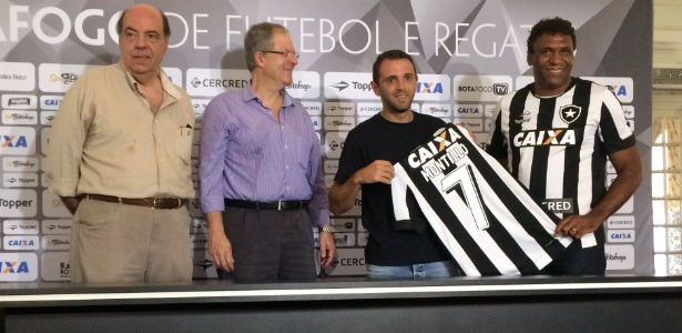 Montillo é apresentado com a camisa 7 do Botafogo - Divulgação/Botafogo