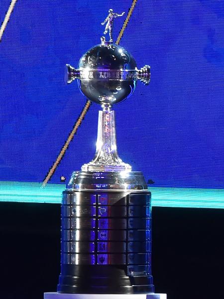 Taça da Libertadores, durante sorteio da Conmebol - Norberto DUARTE / AFP