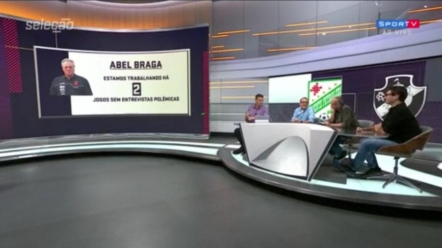 Seleção SporTV brinca com entrevistas coletivas de Abel Braga - Reprodução/SporTV
