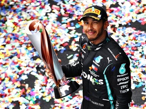 Lewis Hamilton comemora mais um título na F-1 - Bryn Lennon/Getty Images - Bryn Lennon/Getty Images