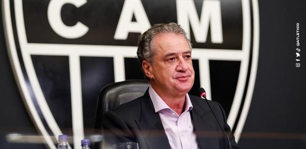 Presidente do Atlético-MG cutuca o Fla: ‘Com VAR eles vão ter dificuldade’