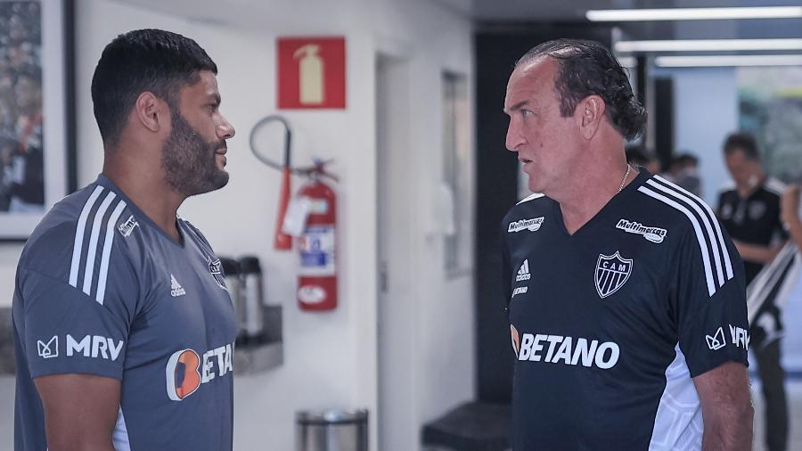 Hulk viveu grande fase sob o comando de Cuca, na temporada 2021 - Pedro Souza/Atlético-MG