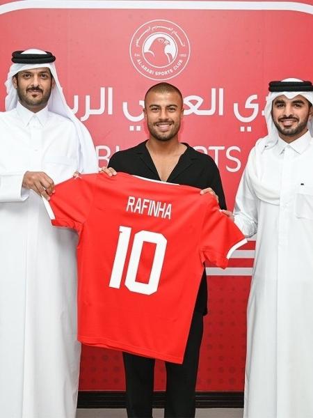 Rafinha é jogador do Al-Arabi, do Qatar, desde o começo desta temporada - Reprodução