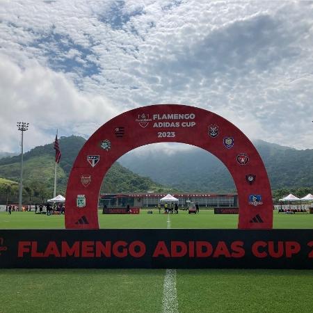 Flamengo inaugura novos campos no CT Ninho do Urubu em torneio de base - Reprodução Twitter / Flamengo